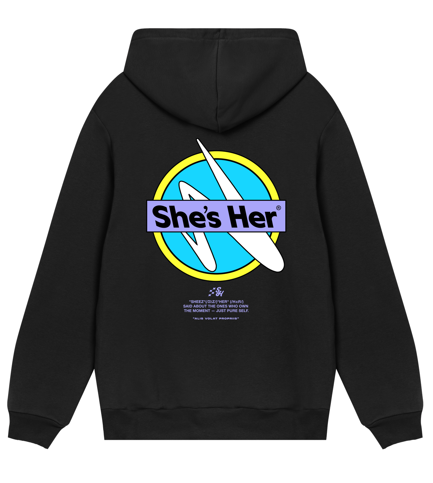 Black Lavender Essentials Hoodie