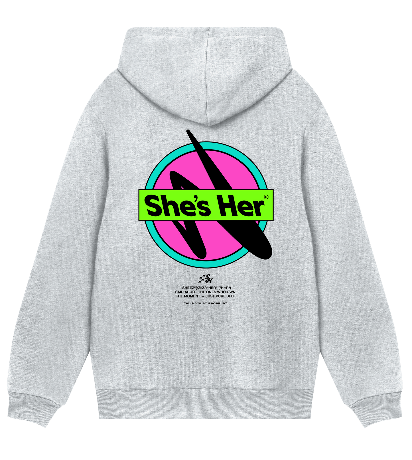 White Hot Neon Essentials Hoodie