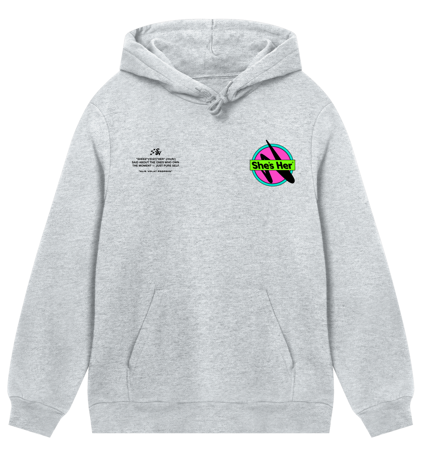 White Hot Neon Essentials Hoodie