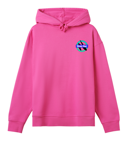 Oversized Hoodie Rad Pink