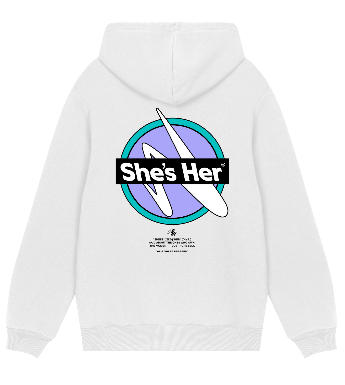 White Lavender Essentials Hoodie