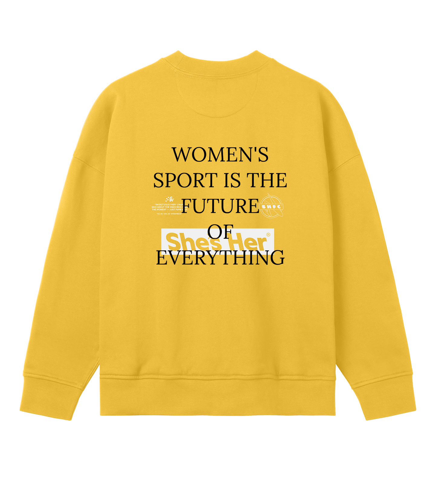 Butter Yellow Boxy Sweatshirt
