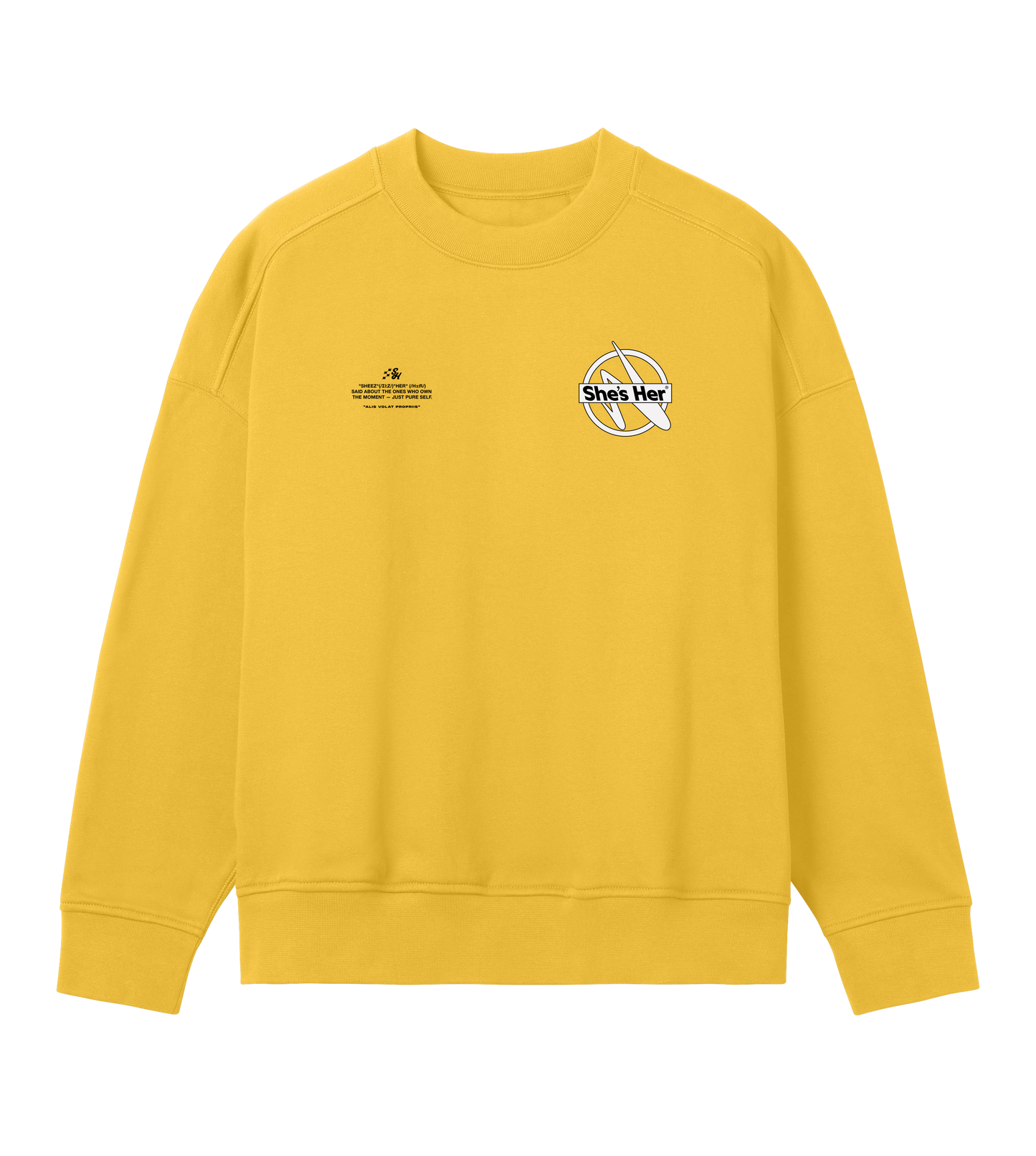 Butter Yellow Boxy Sweatshirt