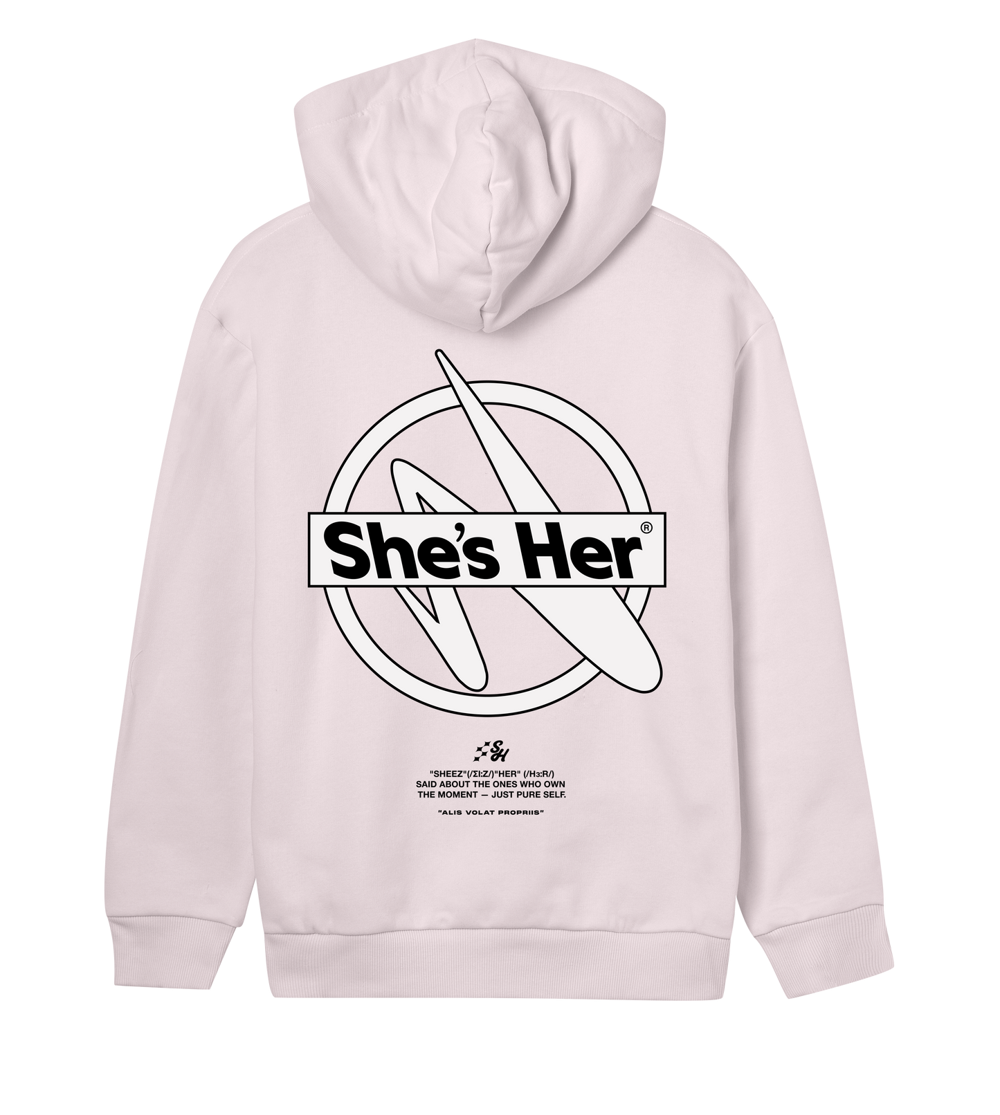 Pink Mono Essentials Hoodie