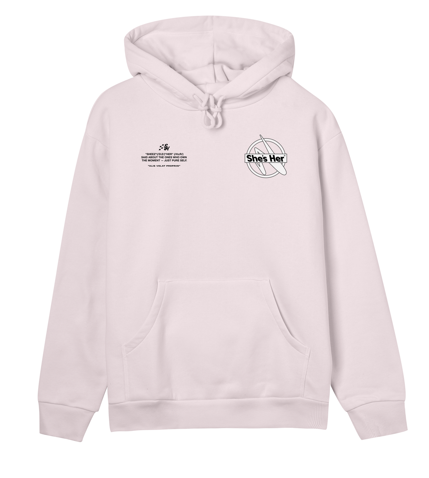 Pink Mono Essentials Hoodie