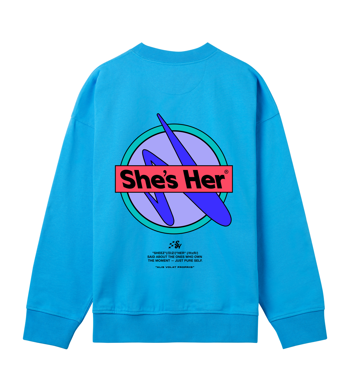 Blue Dream Boxy Sweatshirt