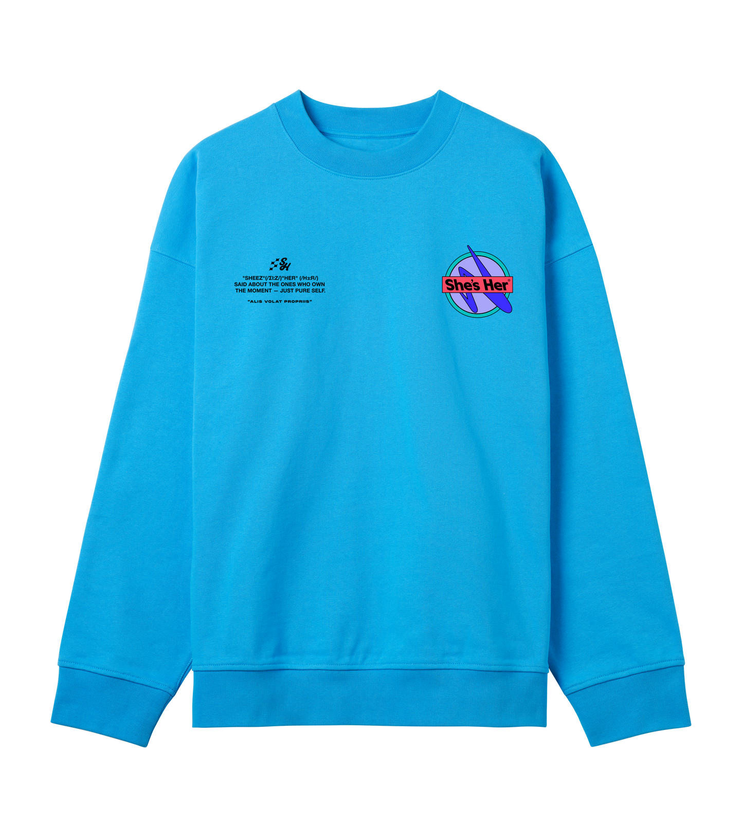 Blue Dream Boxy Sweatshirt