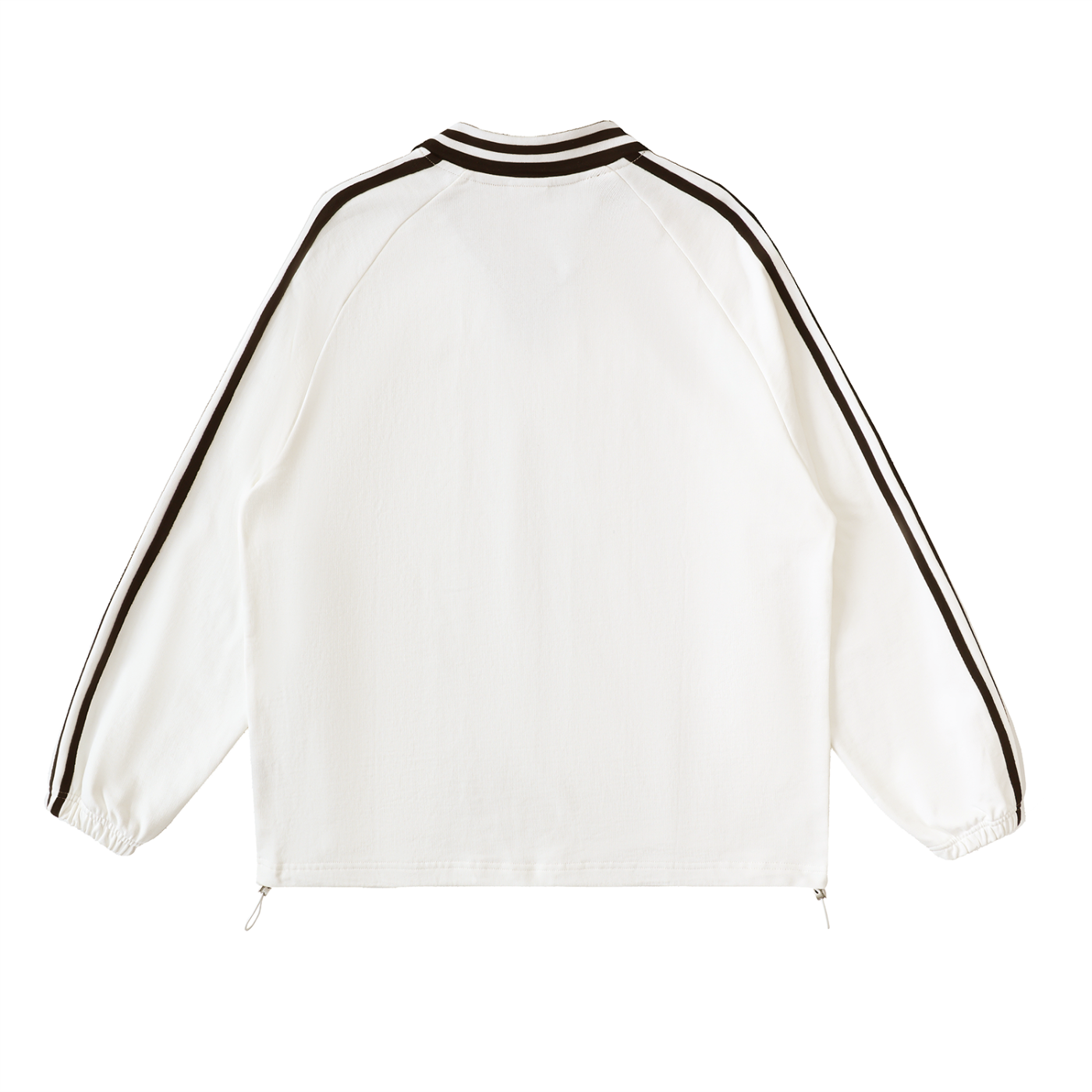 Pre-game Lapel Collar Sweatshirt - White