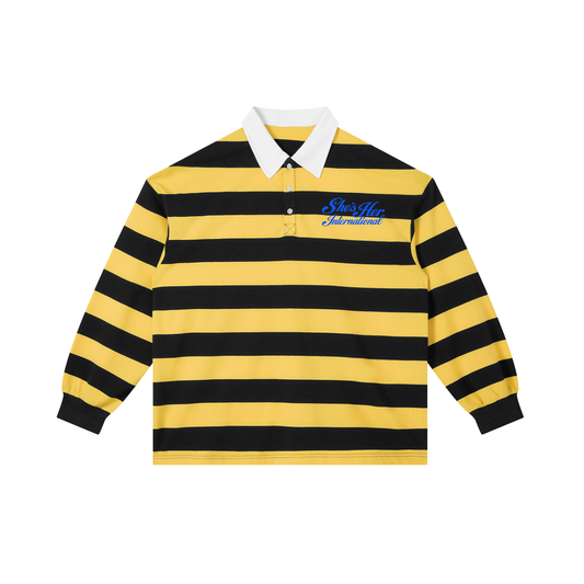 Spring Script Rugby Shirt - Yellow