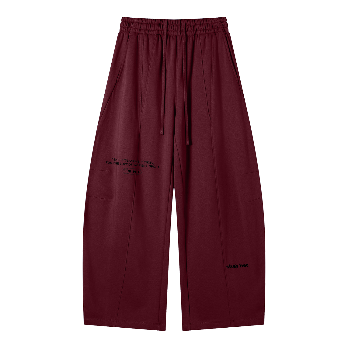 Team Issue Barrel Sweatpants - Wine