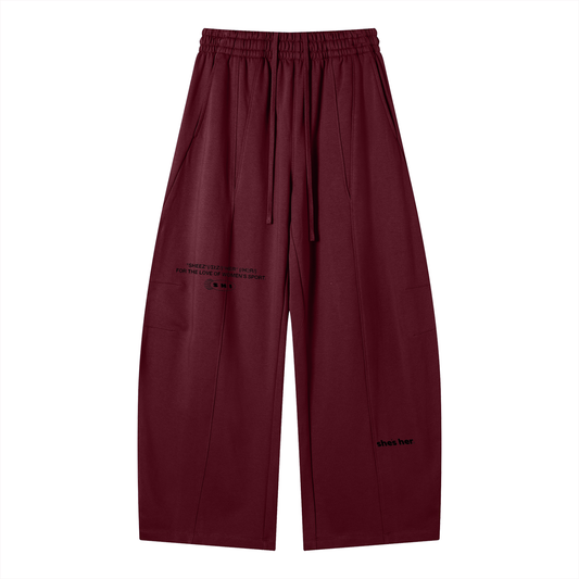 Team Issue Barrel Sweatpants - Wine