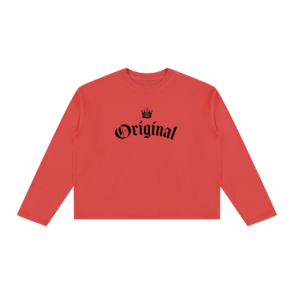 SHI Vintage Wash Long Sleeve Boxy Tee