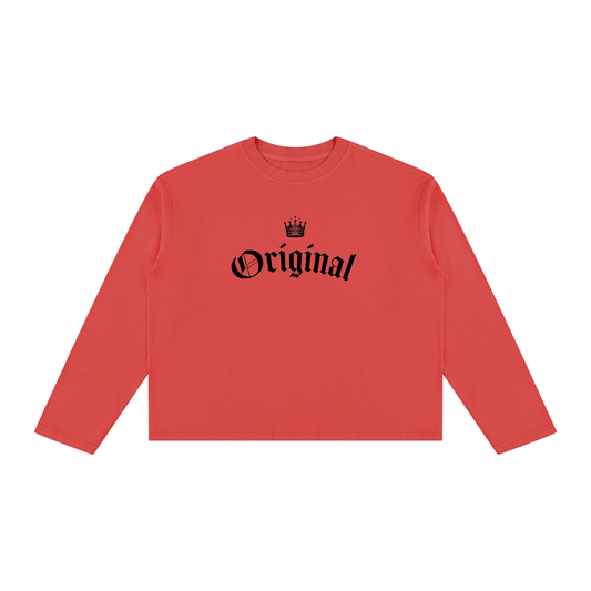 SHI Vintage Wash Long Sleeve Boxy Tee