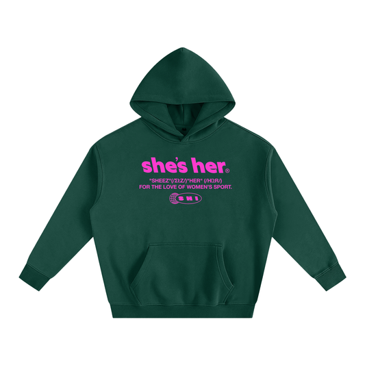 Oversized Classic SHI Hoodie - Blue