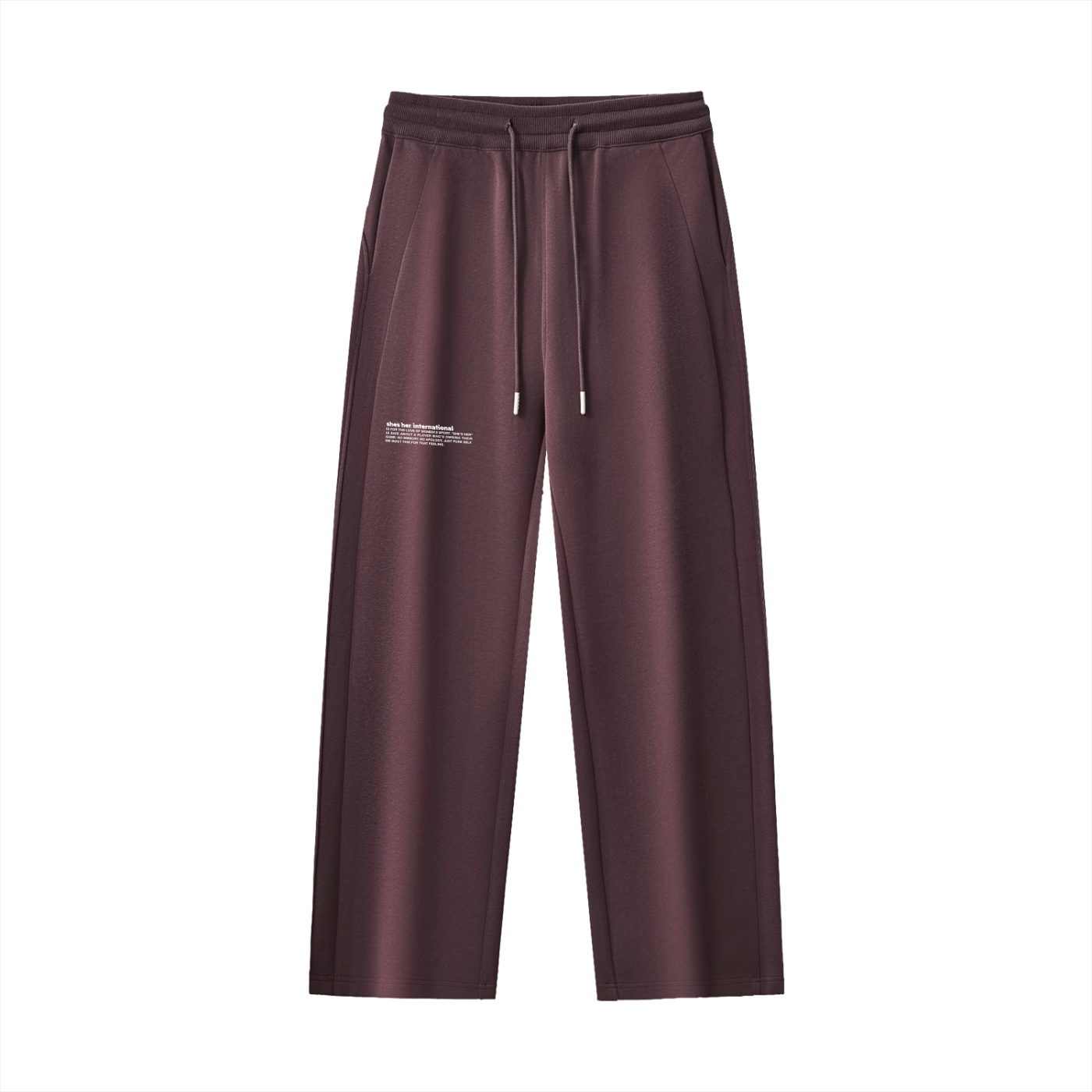 Set Match Sweatpants - Burgundy