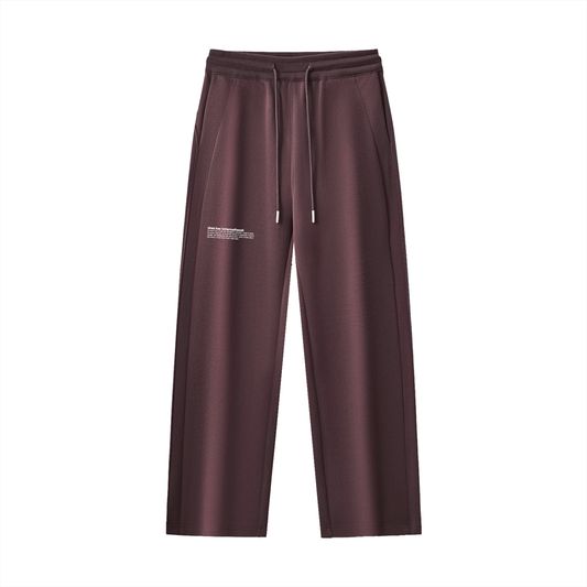 Set Match Sweatpants - Burgundy