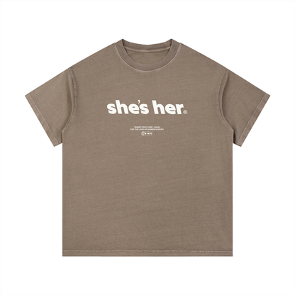 Classic SHI Vintage Wash T-Shirt - Black