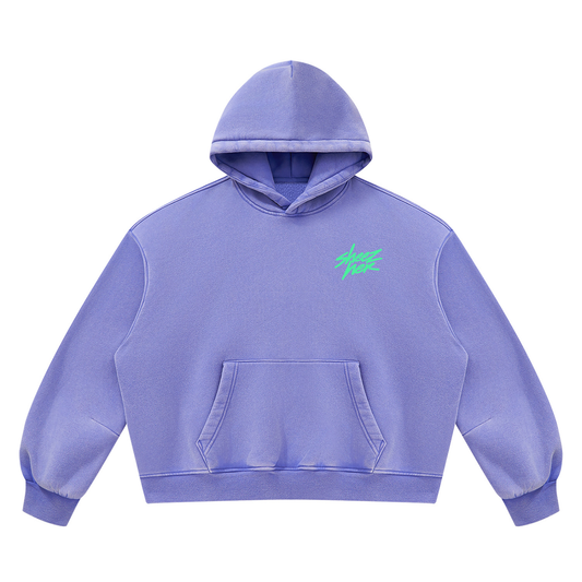 Sheez Her Vintage Wash Boxy Fleece Hoodie