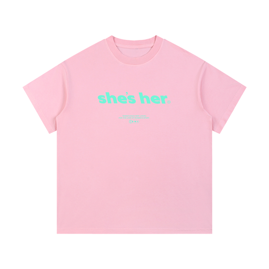 Classic SHI Vintage Wash T-Shirt - Pink
