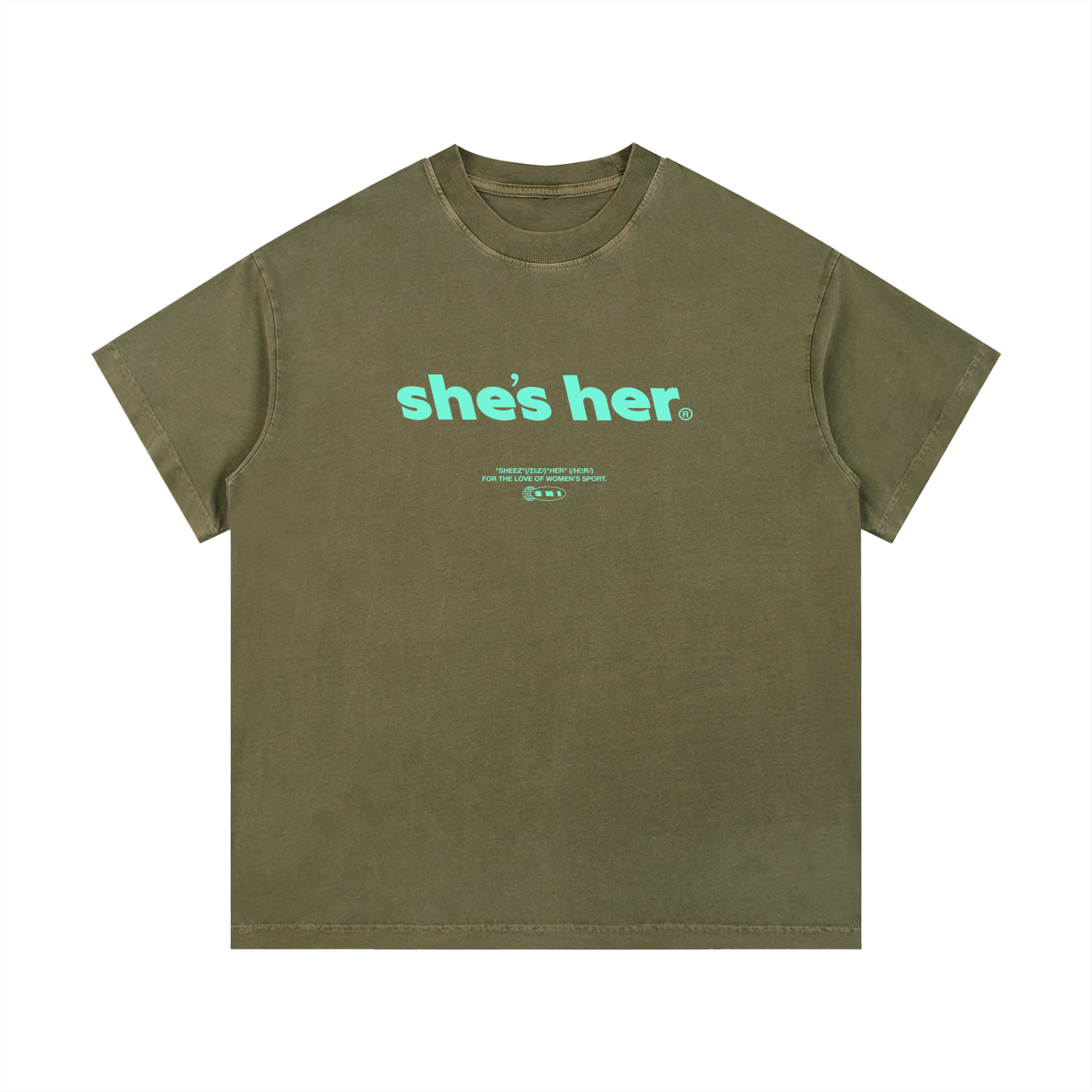 Classic SHI Vintage Wash T-Shirt - Deep Green