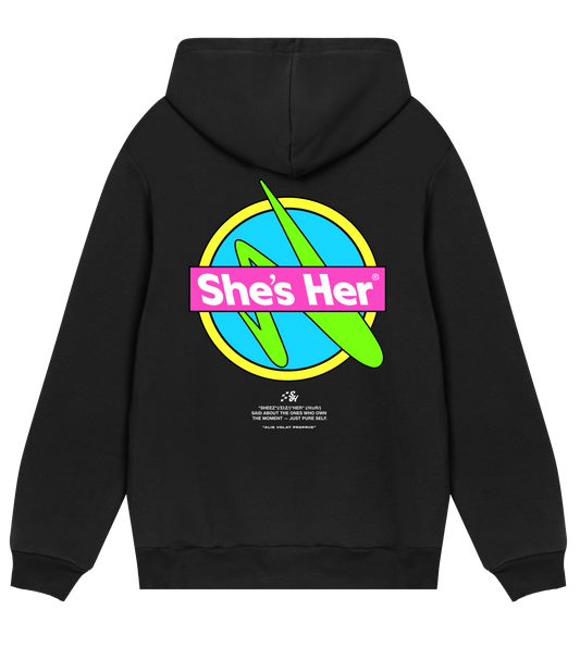 Black Pink Essentials Hoodie
