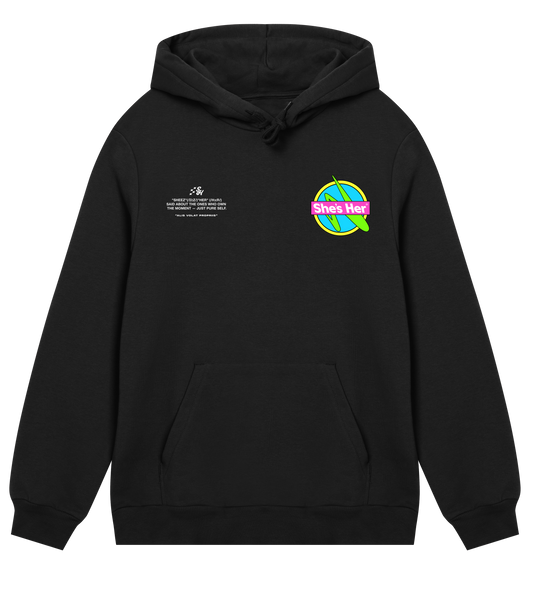 Black Pink Essentials Hoodie