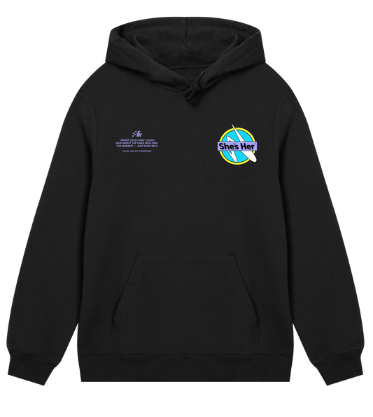 Black Lavender Essentials Hoodie
