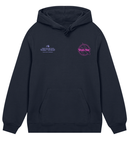 Navy Neon Essentials Hoodie