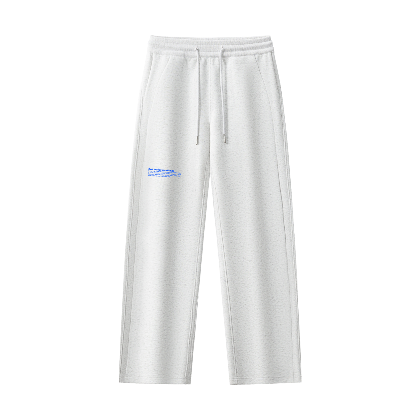 Set Match Sweatpants - Flower Gray