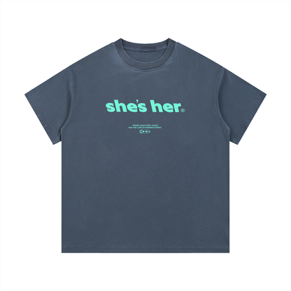 Classic SHI Vintage Wash T-Shirt - Deep Green