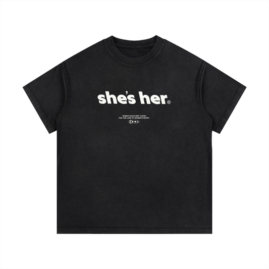 Classic SHI Vintage Wash T-Shirt - Black