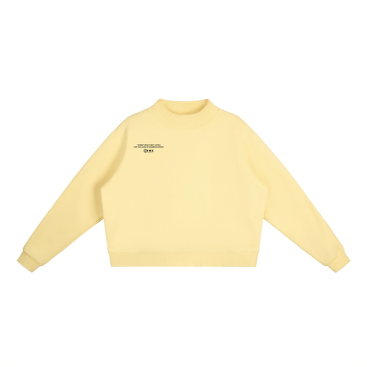 Team Issue Mock Neck Sweatshirt - Yellow