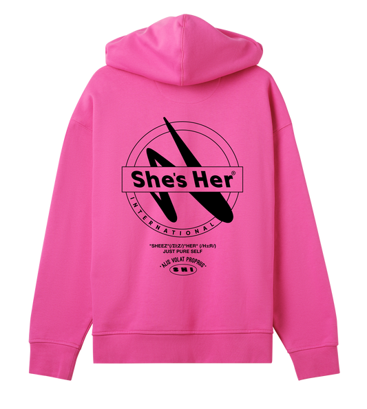 6. Oversized Hoodie Pink Future Proof