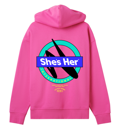 Oversized Hoodie Rad Pink