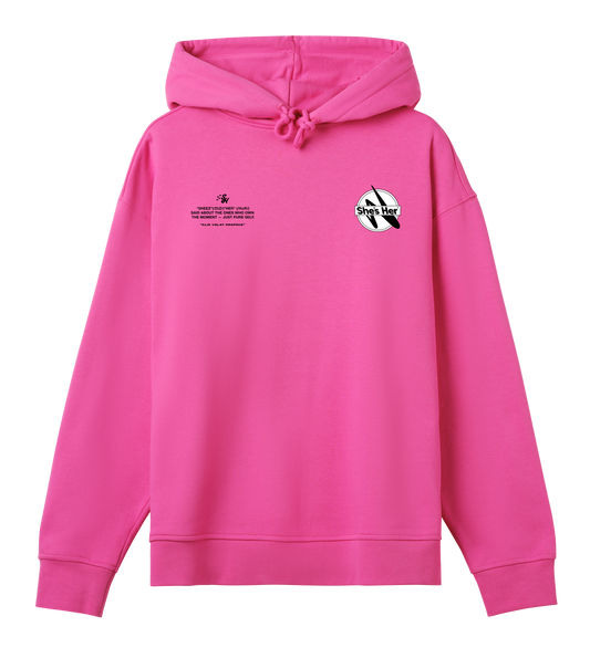 Hot Pink Oversized Hoodie