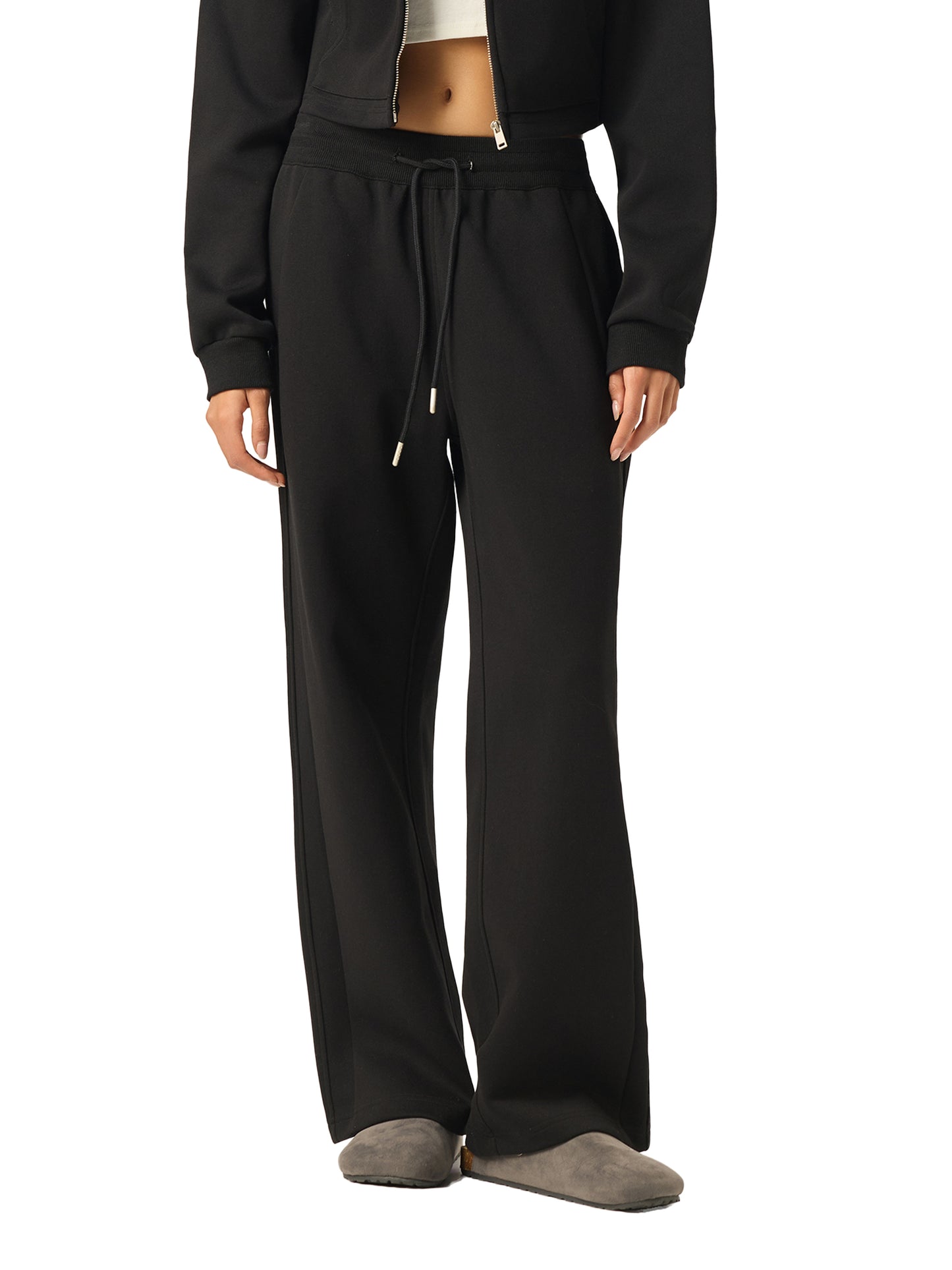Set Match Sweatpants - Flower Gray