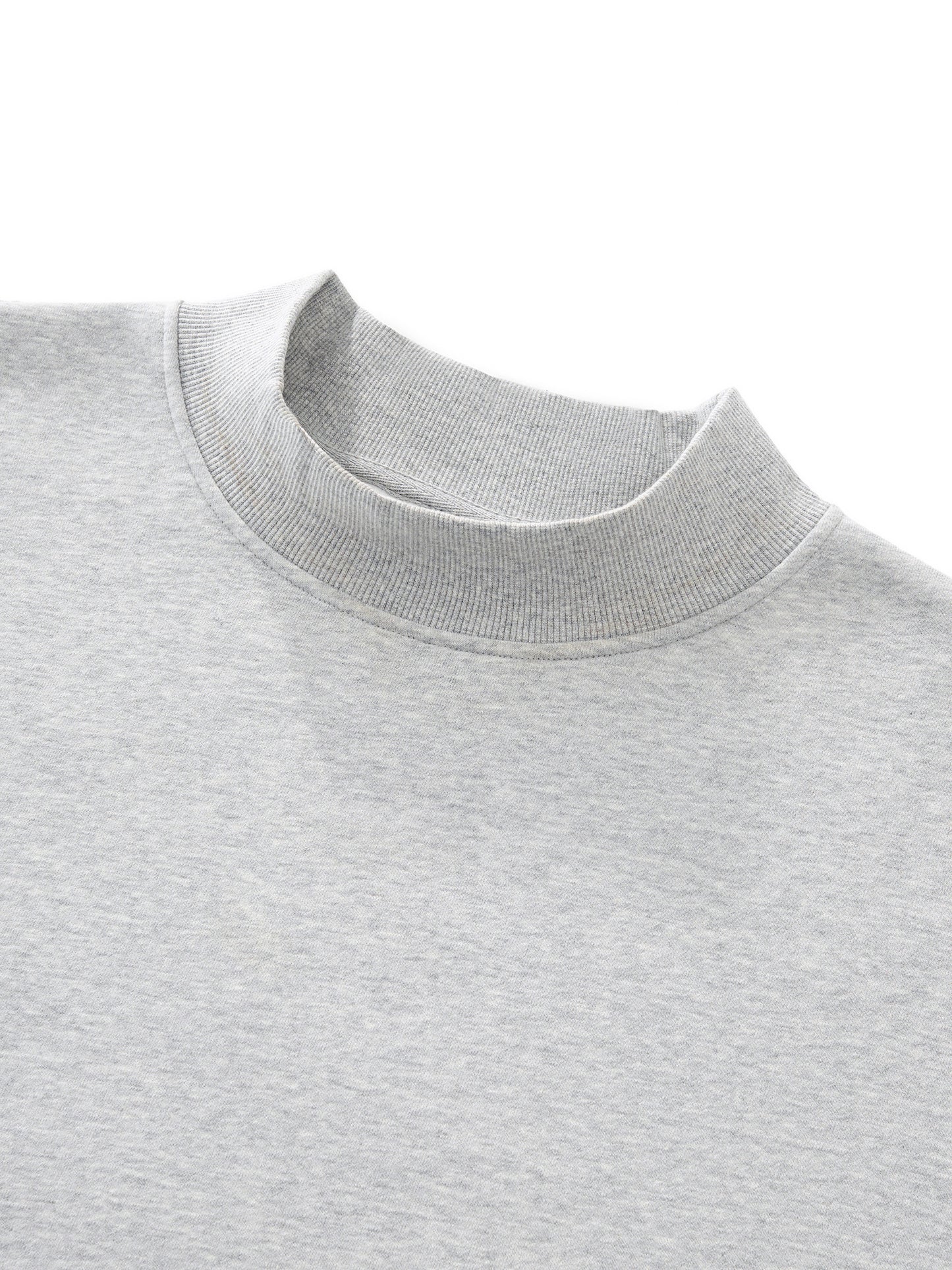 Team Issue Mock Neck Sweatshirt - Grey