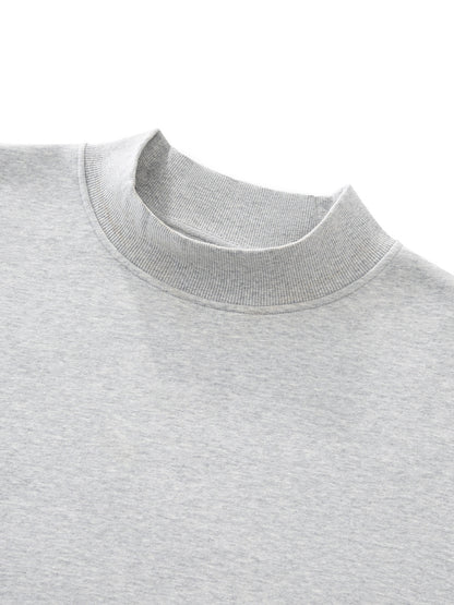 Team Issue Mock Neck Sweatshirt - Grey