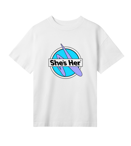 Blue Lavender Zip Tee