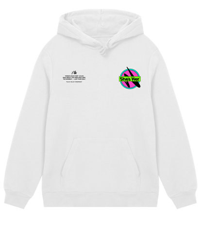 White Hot Neon Essentials Hoodie