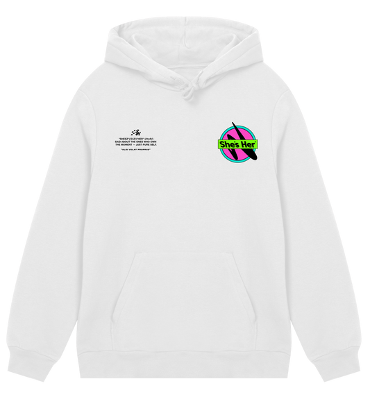White Hot Neon Essentials Hoodie