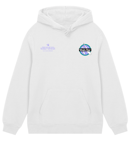 White Lavender Essentials Hoodie