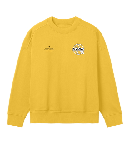 Butter Yellow Boxy Sweatshirt