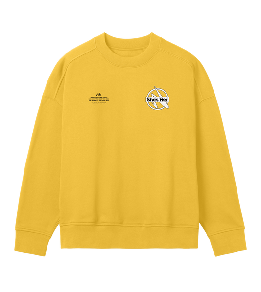 Butter Yellow Boxy Sweatshirt