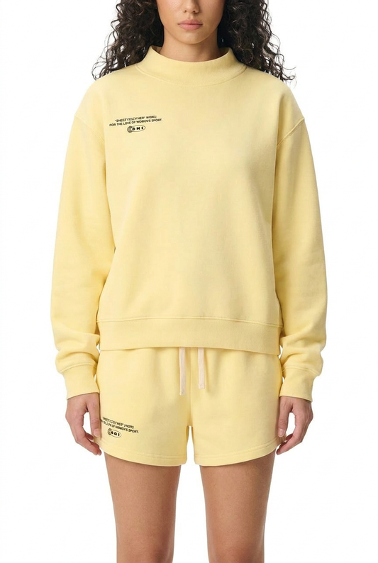 Team Issue Mock Sweatshirt - Yellow