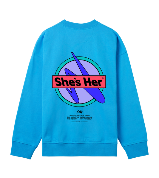 Blue Dream Boxy Sweatshirt
