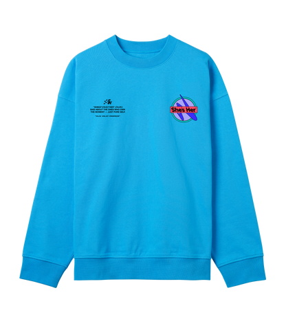 Blue Dream Boxy Sweatshirt