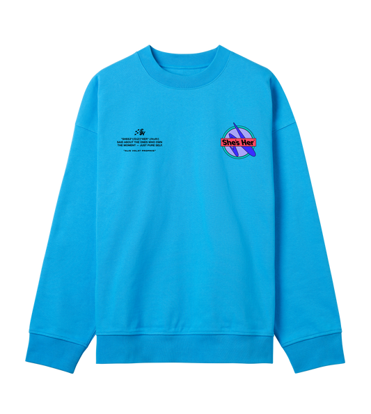 Blue Dream Boxy Sweatshirt